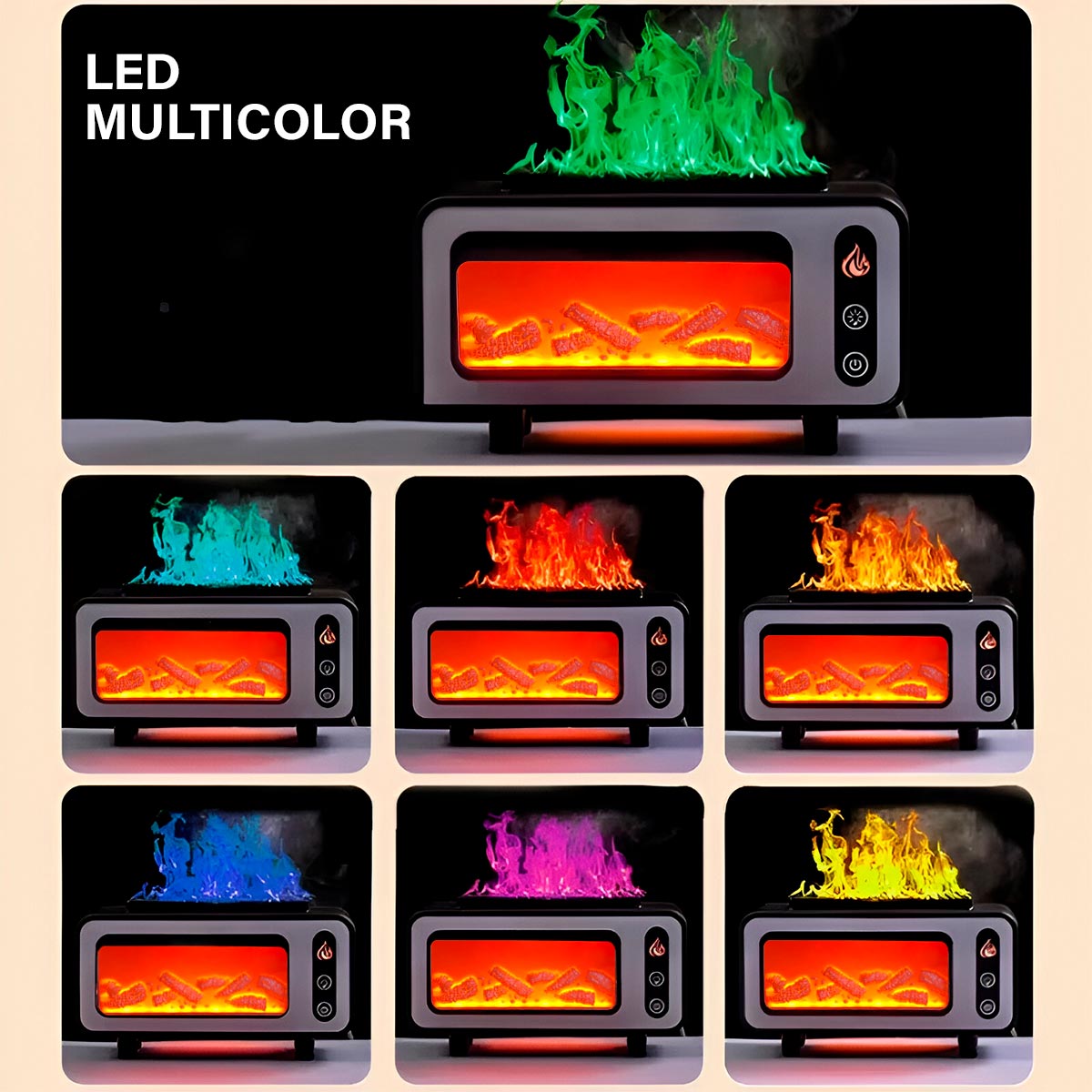 🌿HUMIFICADOR LED DE AROMAS 🌫️