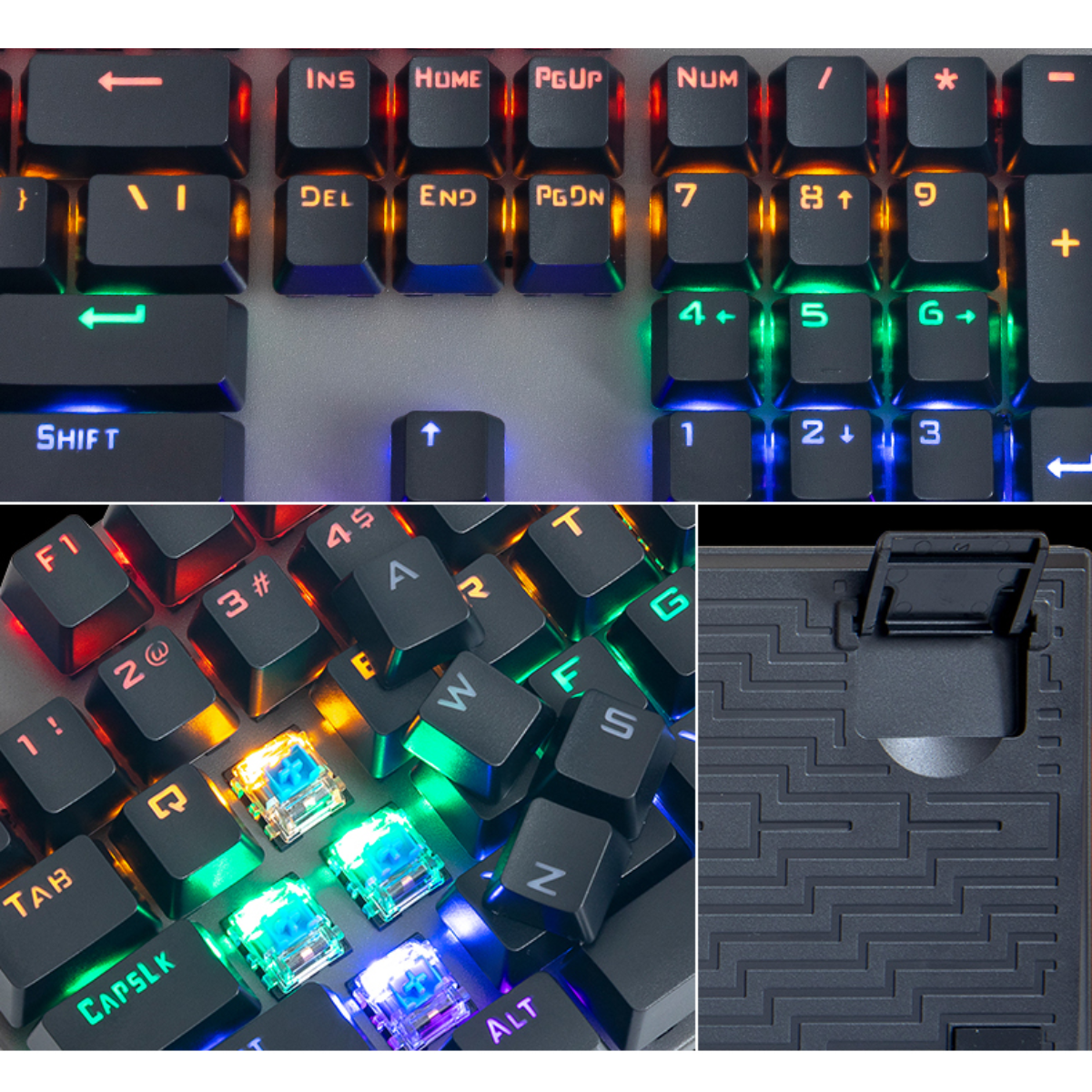 🔥 TECLADO GAMER MECÁNICO RETROILUMINADO RGB 🎆