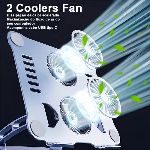 SOPORTE PARA PORTATIL CON VENTILADOR 🍃❄️