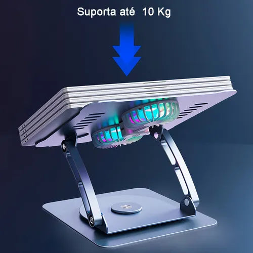 SOPORTE PARA PORTATIL CON VENTILADOR 🍃❄️
