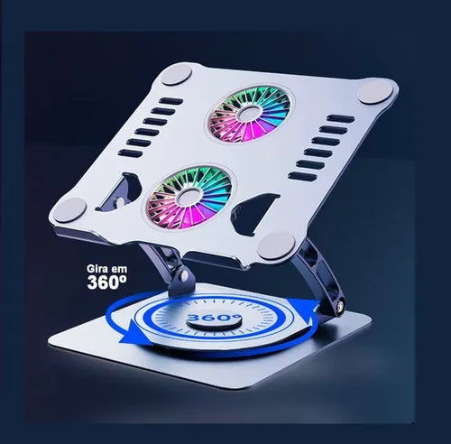 SOPORTE PARA PORTATIL CON VENTILADOR 🍃❄️