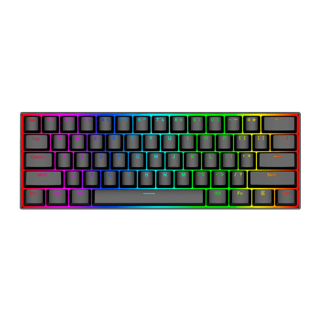 🔥 TECLADO GAMER MECÁNICO AL 60% RETROILUMINADO RGB 🎆