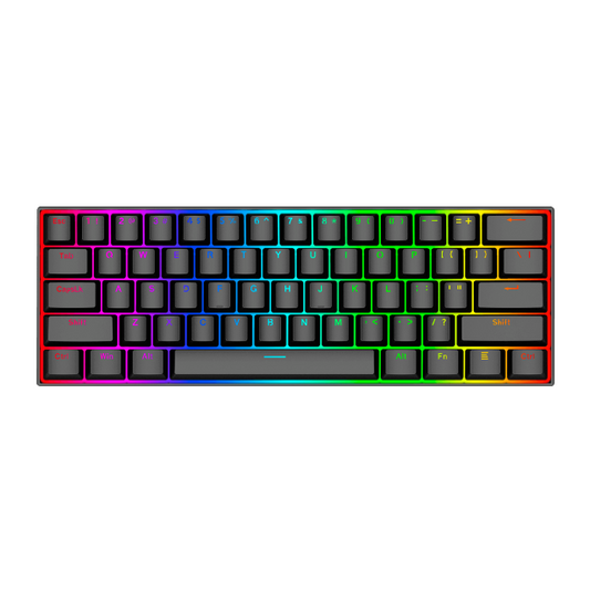 🔥 TECLADO GAMER MECÁNICO AL 60% RETROILUMINADO RGB 🎆